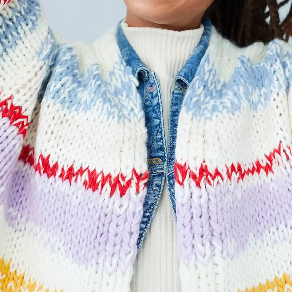 Anthropologie Grazia Striped Cardigan - Picture 6 of 7